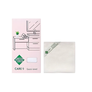 CARE 9 TOALLA WAFFLE PARA HUÉSPEDES GREEN FIBER 33 X 33 CM